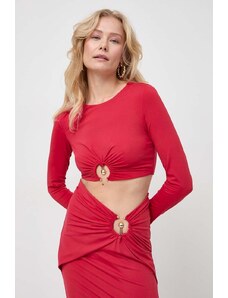 Bardot camicetta donna colore rosso