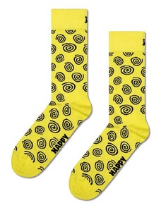 Happy Socks calzini Swirl Sock colore giallo