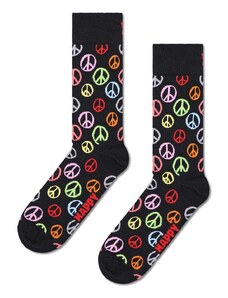 Happy Socks calzini Peace colore nero