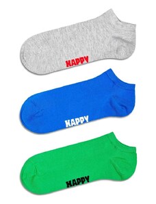 Happy Socks calzini Solid Low pacco da 3