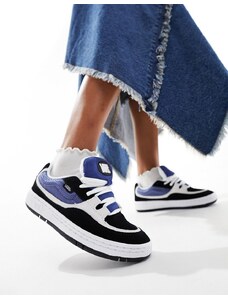 Vans - Speed - Sneakers con suola spessa color nero e blu navy