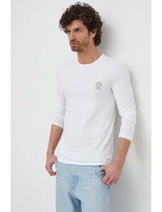 Versace camicia a maniche lunghe pacco da 2 uomo colore bianco