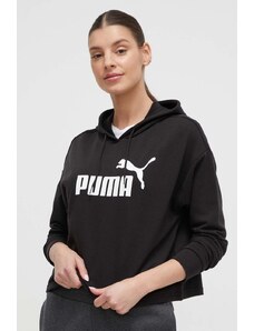 Puma felpa donna colore nero con cappuccio 624812