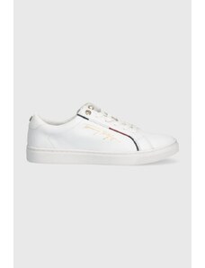 Tommy Hilfiger sneakers in pelle TH SIGNATURE SNEAKER colore bianco FW0FW06322