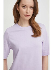 United Colors of Benetton t-shirt in cotone donna colore violetto