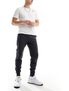 Nike - Tech Fleece - Joggers tecnici in pile grigio scuro-Nero