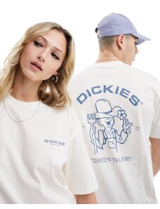 Dickies - Wakefield - T-shirt bianco sporco con stampa sul retro