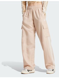 adidas Originals - Pantaloni cargo beige con 3 strisce-Neutro