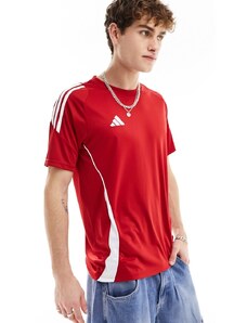 adidas performance adidas - Tiro 24 - T-shirt in jersey rossa-Rosso