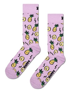 Happy Socks calzini Pineapple Sock colore violetto