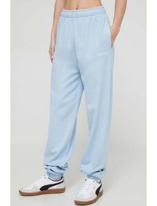 HUGO pantaloni da jogging in cotone colore blu
