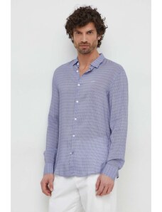 Armani Exchange camicia uomo colore violetto