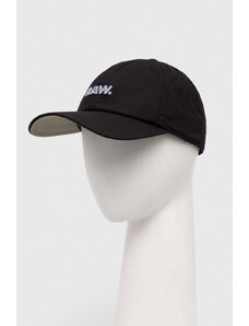 G-Star Raw berretto da baseball in cotone colore nero con applicazione