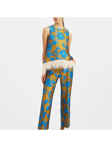 La DoubleJ Shorts & Pants gend - Hendrix Pants Hottie Turquoise L 86%Polyester 6%Metal 5%Silk 3%Polyammide