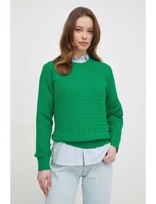 Tommy Hilfiger maglione in cotone colore verde