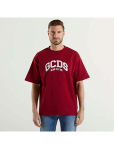 GCDS t-shirt logo bordeaux