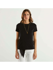 Elisabetta Franchi t-shirt con cut-out e collana