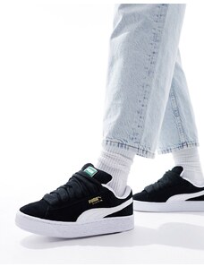 PUMA - Suede XL - Sneakers nere e bianche-Nero