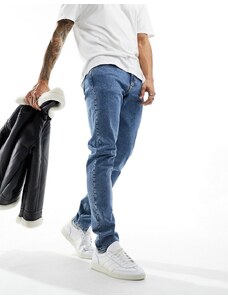 Calvin Klein Jeans - Jeans slim affusolati lavaggio chiaro-Blu