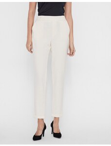 Vero Moda - Pantaloni dritti color crema-Bianco
