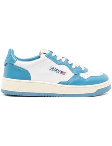 Autry Sneaker in pelle bianca e azzurra