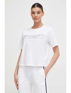 Guess t-shirt in cotone donna colore bianco