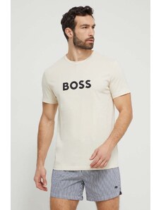 BOSS t-shirt in cotone uomo colore bianco