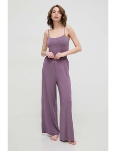 BOSS pantaloni lounge colore violetto