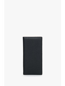 Men's Black Continental Wallet made of Genuine Leather Estro ER00110893