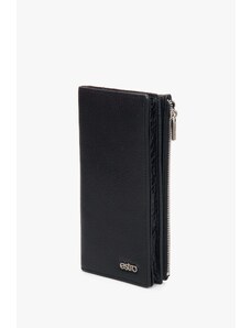 Men's Black Leather Wallet Estro ER00111666