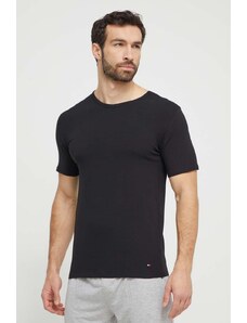 Tommy Hilfiger t-shirt in cotone pacco da 3 uomo colore nero