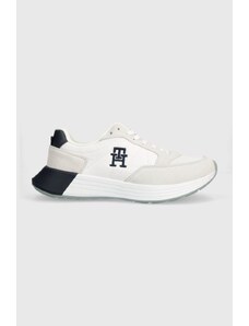 Tommy Hilfiger sneakers CLASSIC ELEVATED RUNNER LOCKER colore bianco FM0FM04939