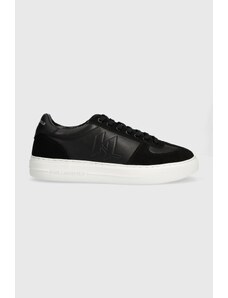 Karl Lagerfeld sneakers in pelle T/KAP colore nero KL51424