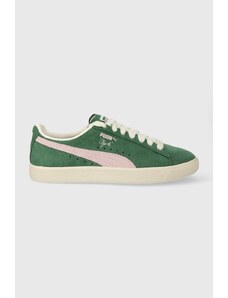 Puma sneakers in camoscio Clyde OG colore verde 396463