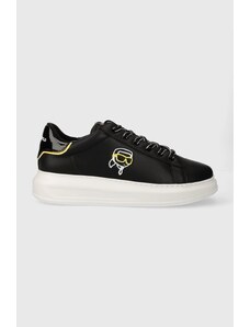 Karl Lagerfeld sneakers in pelle KAPRI MENS colore nero KL52578