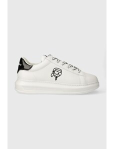 Karl Lagerfeld sneakers in pelle KAPRI MENS colore bianco KL52578