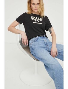 G-Star Raw t-shirt in cotone donna colore nero