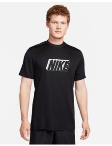 Nike Football - Academy Dri-Fit - T-shirt nera con grafica-Nero