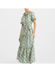 La DoubleJ Dresses gend - Long And Sassy Dress Fans Mint L 100% Silk