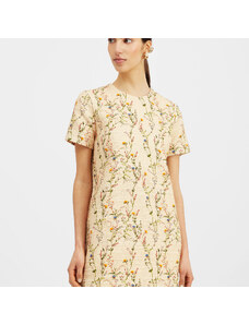 La DoubleJ Dresses gend - Mini Swing Dress Embroidered Primavera Cream L 97% Cotton 3% Polyammide