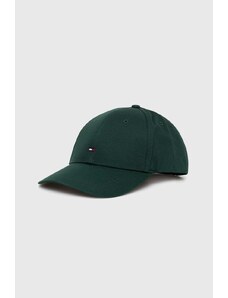 Tommy Hilfiger berretto da baseball in cotone colore verde