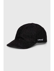 Levi's berretto da baseball in cotone colore nero