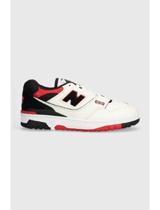 New Balance sneakers in pelle 550 colore bianco BB550STR