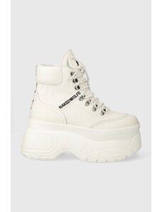 Naked Wolfe sneakers in pelle Spike colore bianco