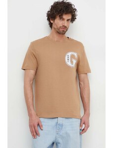 Gant t-shirt in cotone uomo colore marrone