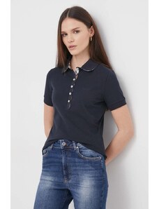 Barbour polo donna colore blu navy