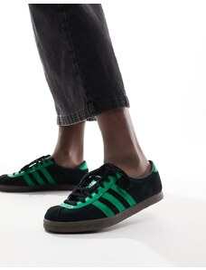 adidas Originals - London - Sneakers nere e verdi-Nero