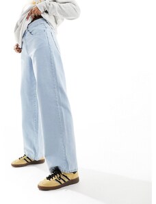 Dickies - Herndon - Jeans ampi a fondo ampio azzurri a vita medio alta-Blu