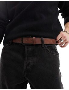 Pull&Bear - Cintura marrone slavata vintage