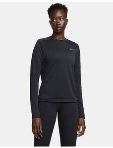 Nike Running - Pacer - Top girocollo nero a maniche lunghe